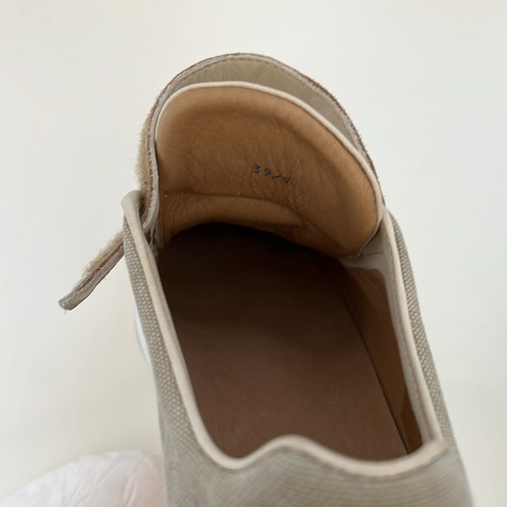 Rag & Bone Sneakers Canvas/Leather Tan/Beige 9/39 - Picture 5 of 6